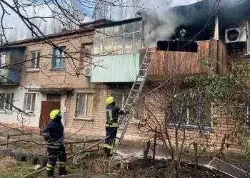 У Кривому Розі з пожежі винесли трьох дітей