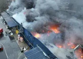 Пожежу в Нікополі гасили 70 рятувальників майже 6 годин (фото)