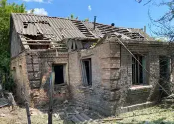 В результаті обстрілу Нікопольського району, осколкове поранення отримав мирний житель