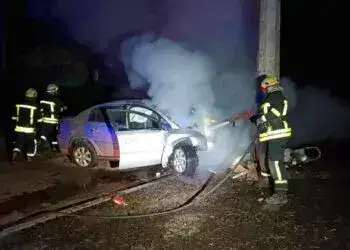У Дніпропетровській області авто врізалося у стовп і загорілося - серед постраждалих дитина