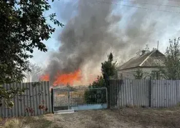 На Дніпропетровщині поліцейський витягнув з пожежі двох дітей