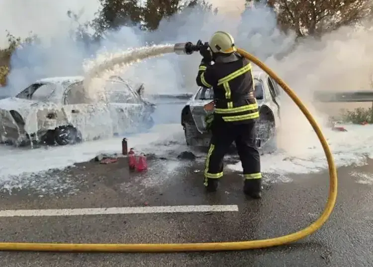 Смертельна ДТП на Дніпропетровщині: дві автівки згоріли вщент
