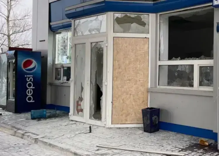У Нікополі дроном атакуали АЗС - є постраждалі
