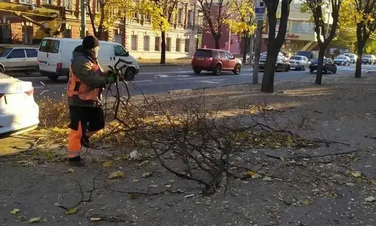 Шквальний вітер наробив лиха у Дніпрі - комунальники ліквідовують наслідки негоди