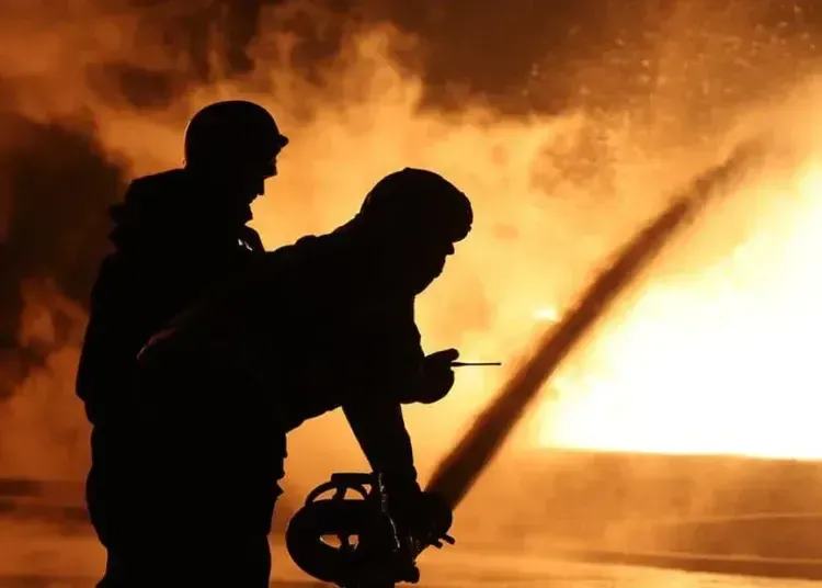 133 рятувальника гасили пожежу на Дніпропетровщині після обстрілу БПЛА