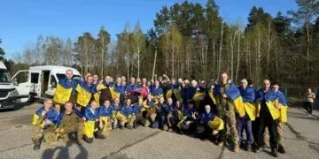 Напередодні Великодня з російського полону повернулися 28 військовополонених з Дніпропетровщини