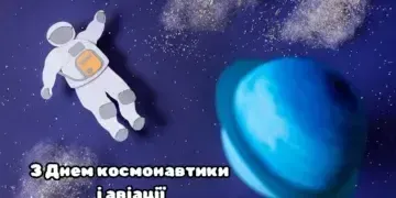 З Днем космонавтики і авіації 2025: гарні картинки і листівки до свята