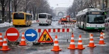 Центр Дніпра залишиться перекритим до кінця січня: причина