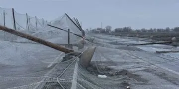Як обледеніння руйнує антидронові сітки на Дніпропетровщині