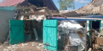 На Дніпропетровщині внаслідок обстрілу поранено чотирьох людей, один - у важкому стані