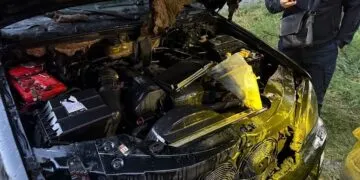 У Дніпрі затримали хлопця, який спалив чужу машину