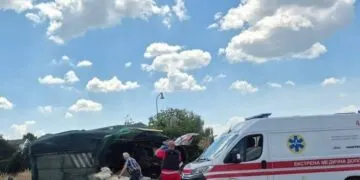 На Дніпропетровщині водій заснув за кермом та протаранив блокпост
