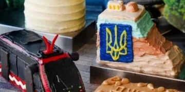 В Дніпрі кондитери створили десерти у формі символів міста