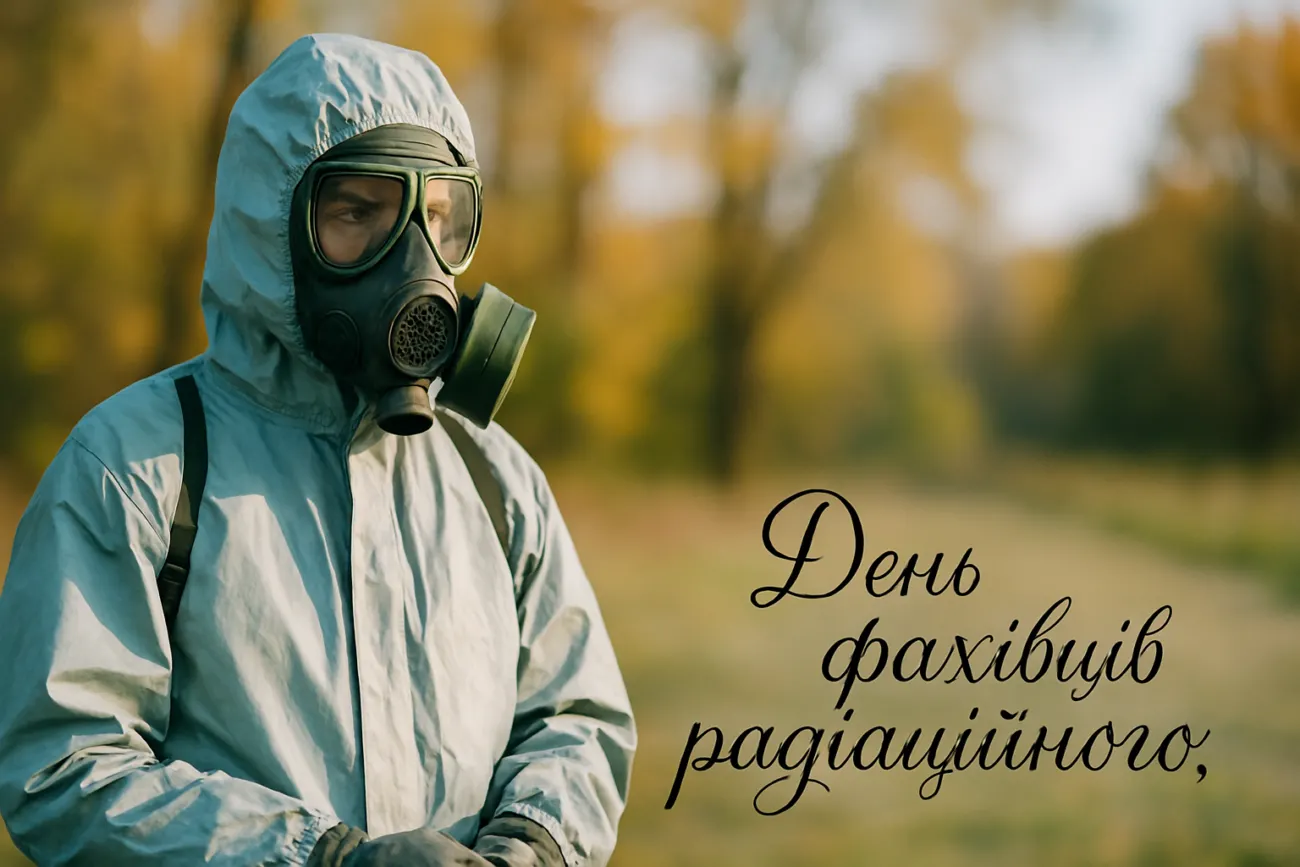 Картинка з привітанням до День фахівців радіаційного, хімічного та біологічного захисту