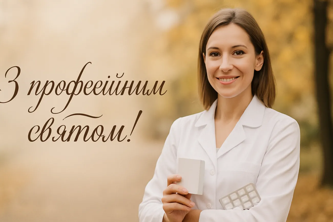Вітальна листівка до День фармацевтичного працівника 2026