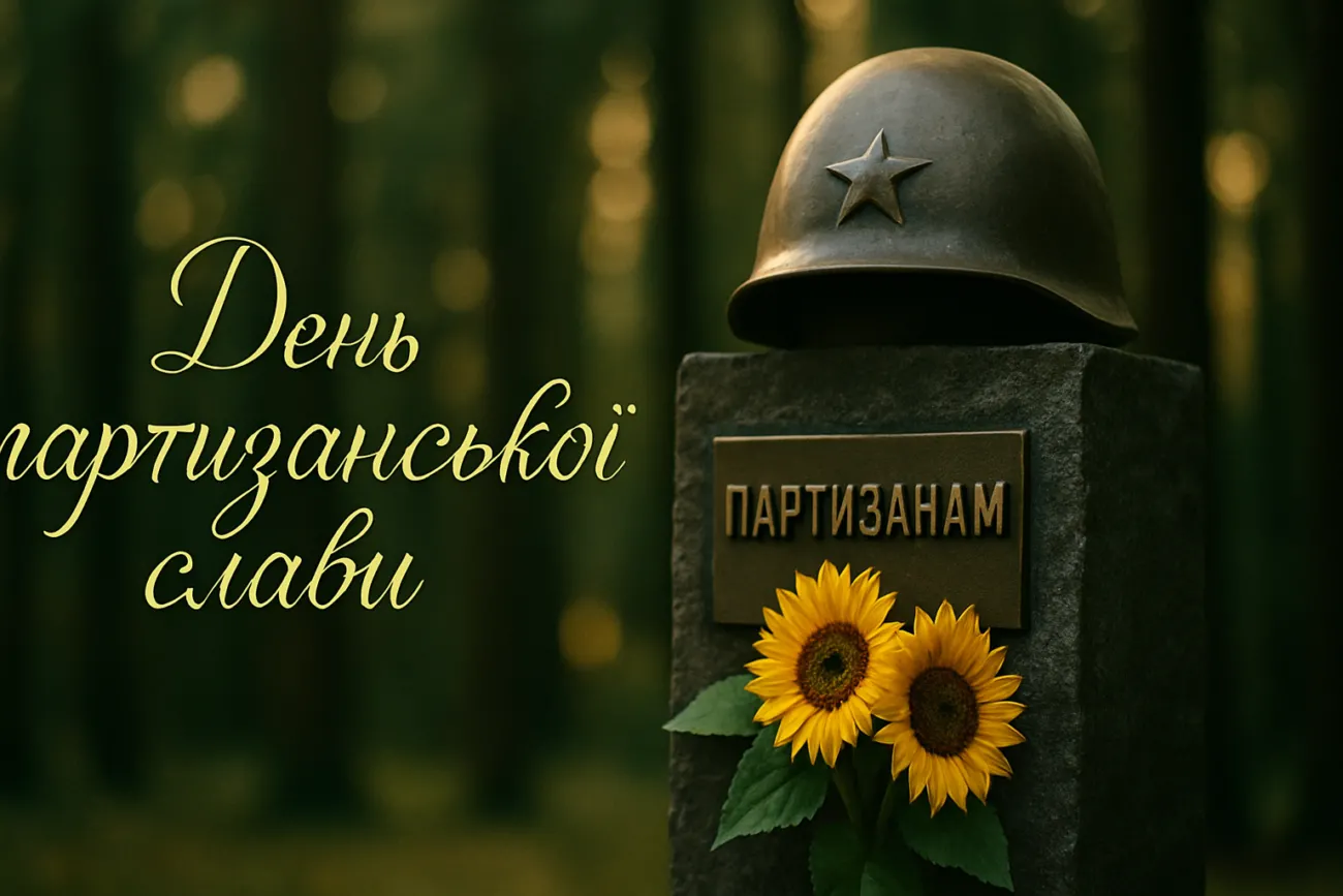 Вітальна листівка до День партизанської слави 2026