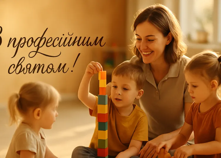 Привітання з Днем вихователя і дошкільника 2026: листівки, вірші, побажання