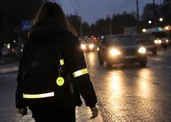 Як безпечно використовувати флікери для пішоходів у темряві