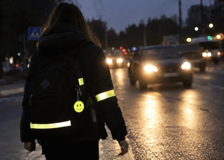 Як безпечно використовувати флікери для пішоходів у темряві