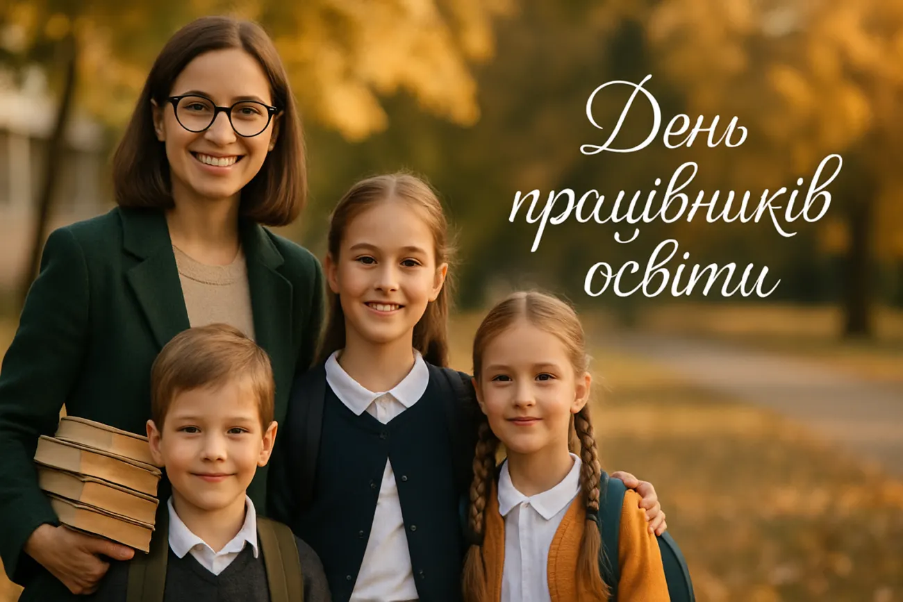 Привітання з День працівників освіти