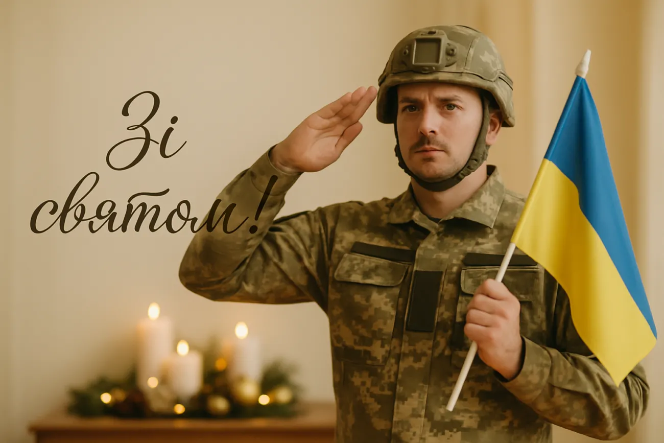 Листівка до День захисників і захисниць України
