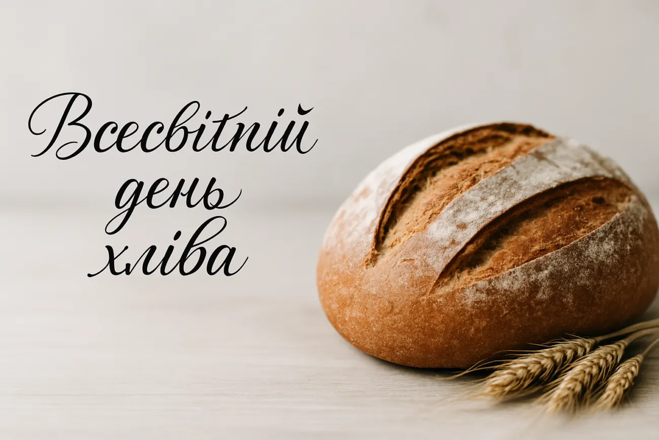 Вітальна листівка до Всесвітній день хліба 2026