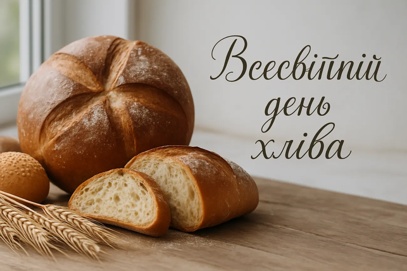 Всесвітній день хліба 2026: гарна листівка
