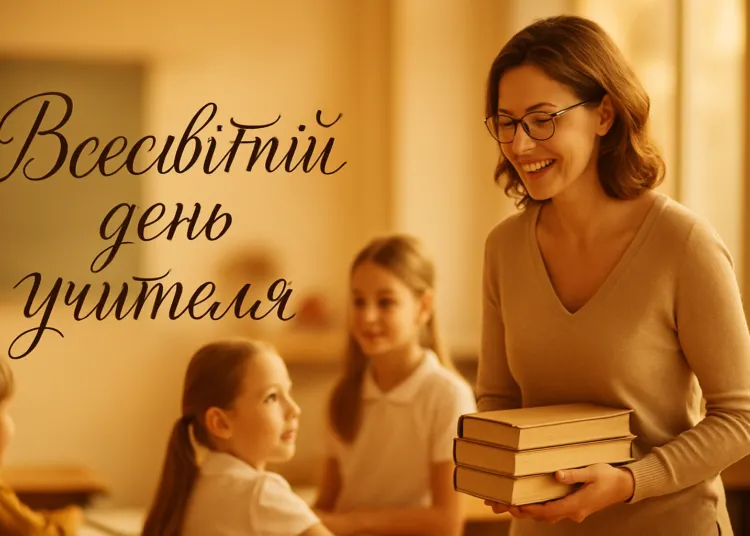 Всесвітній день учителя 2026: щирі побажання для рідних і колег